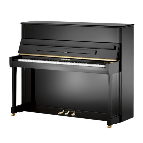 Piano acoustique droit W.HOFFMANN T122 Noir Brillant