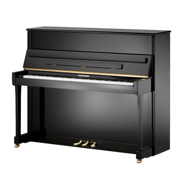 Piano acoustique droit W.HOFFMANN T122 Noir Brillant Piano acoustique droit W.HOFFMANN T122 Noir Brillant