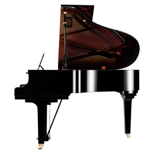 Yamaha c1x noir brillant de profil