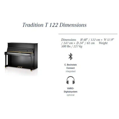 tradition t122 noir brillant